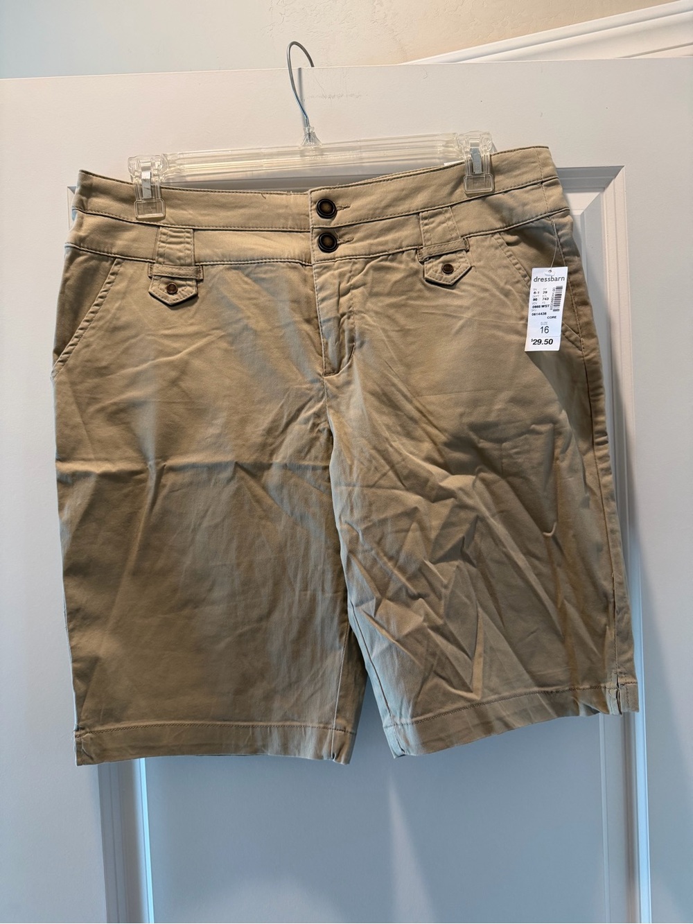 Westport Women's Tan Cargo-Style Shorts